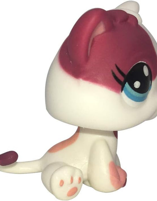 Load image into Gallery viewer, Custom-Made Baby for Short Hair Cat #2291 Pink White Kitten Sparkle Glitter Eyes 1 Inch Kitty Mini Pet Toys
