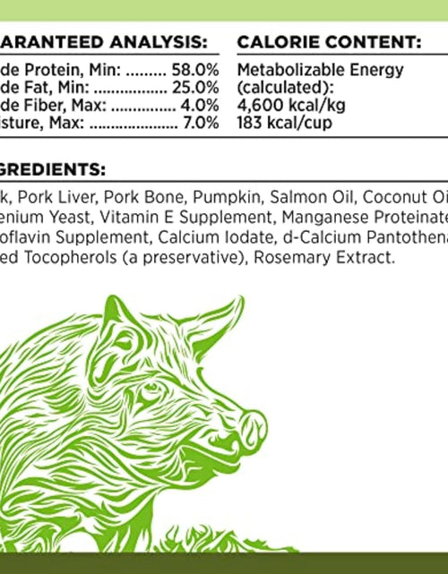 Load image into Gallery viewer, Liberty Freeze-Dried Dog Food Topper &amp; Treats, Pork – 97% Meat &amp; Organs, No Refrigeration – USA Made, 12 Oz
