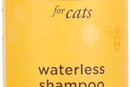 Cat Natural Waterless Shampoo with Apple and Honey | Cat Waterless Shampoo Spray | Easy to Use Cat Dry Shampoo for Fresh Skin and Fur without a Bath | Made in the USA, 10 Oz