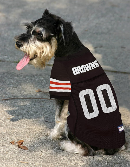 Load image into Gallery viewer, NFL Cleveland Browns Dog Jersey - Medium, Football Jersey Costume for Dogs
