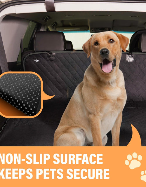 Load image into Gallery viewer, Black Standard Dog Car Hammock Back Seat Cover, Waterproof Backseat Cover Protector for Truck Bench Rear of Sedans or Suvs, Essential Pet Supplies Vacuum or Wipe Clean, Machine Washable
