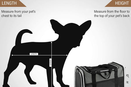 Cat Carrier - Portable Foldable Dog Pet Carrier, Soft-Sided Pet Bag up to 22 Lbs, Airline Approved Travel Puppy Carrier