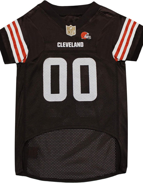 Load image into Gallery viewer, NFL Cleveland Browns Dog Jersey - Medium, Football Jersey Costume for Dogs
